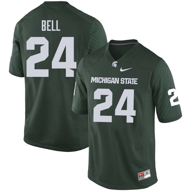 Men #24 LeVeon Bell Michigan State College Football Jerseys Sale-Green